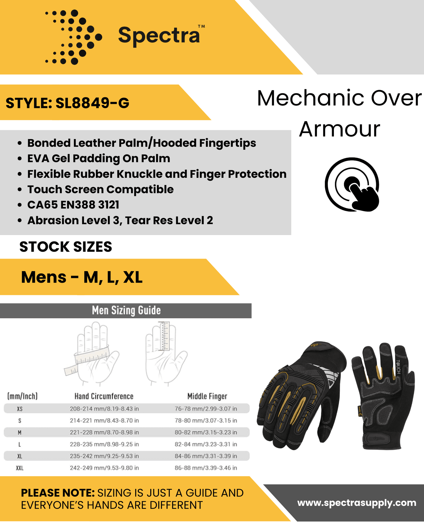 The Over Armour Gloves - Weldingaids Atlantic
