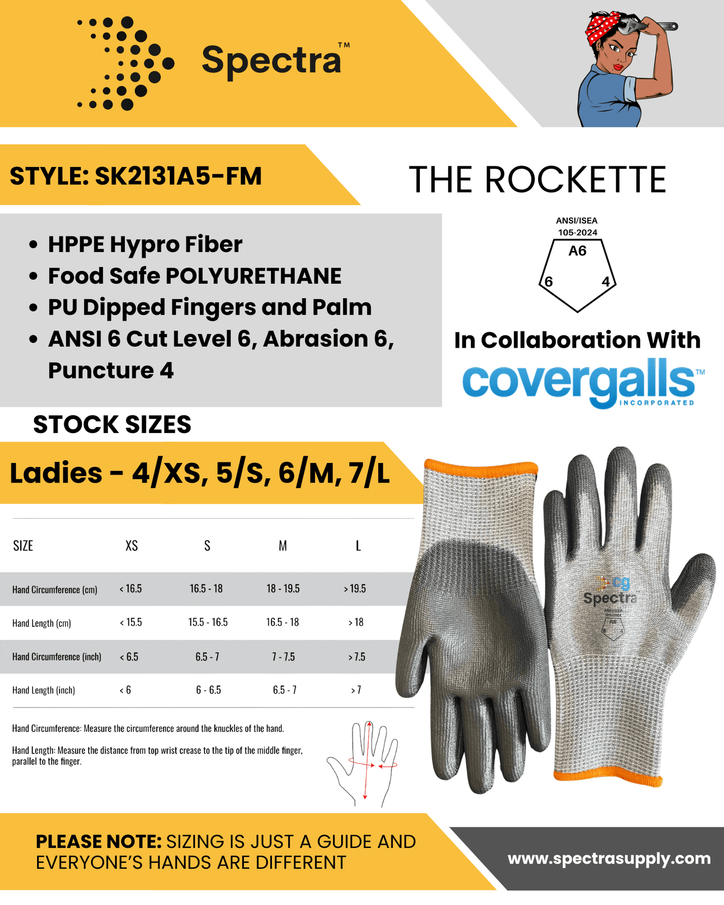 The Women's Rockette Gloves - Weldingaids Atlantic