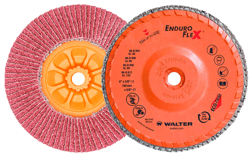 Walter Enduro-Flex Flap Discs, Type 27S, Spin-On - Weldingaids Atlantic