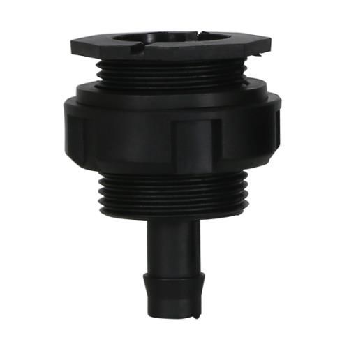 EBB & Flow Drain Fitting 1/2", Black - (Sold in a pack of 5 units)