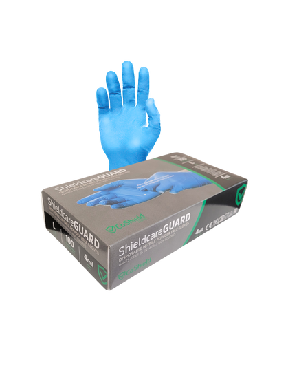 Blue 4mil Nitrile Gloves