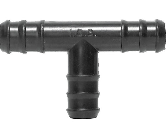 Barbed T - Connector, 1/2", Black (Sold in packs of 5) - Weldingaids Atlantic