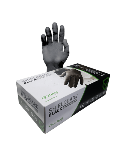 Black 5mil Nitrile Gloves - Weldingaids Atlantic