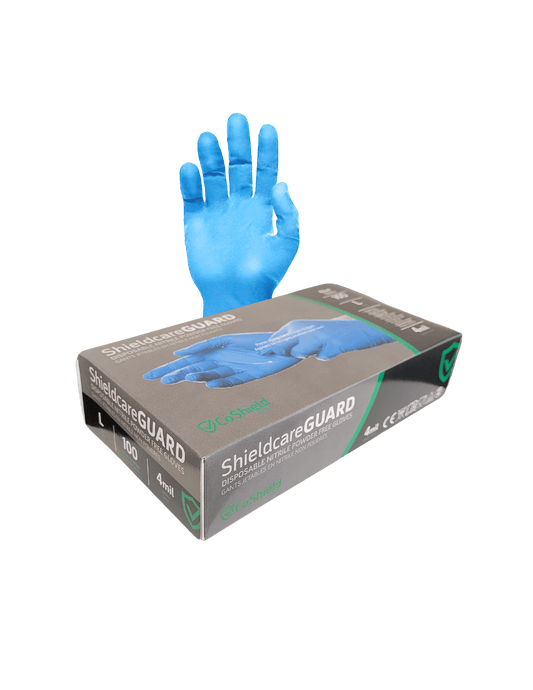 Blue 4mil Nitrile Gloves - Weldingaids Atlantic