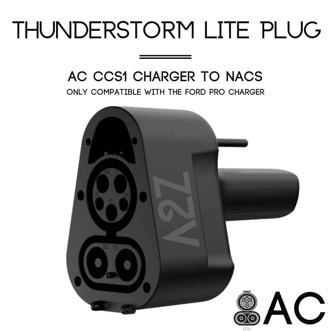 CCS1 Charger to NACS Vehicle | AC | Only For Ford Pro Charger Only | The Thunderstorm Lite Plug - Weldingaids Atlantic