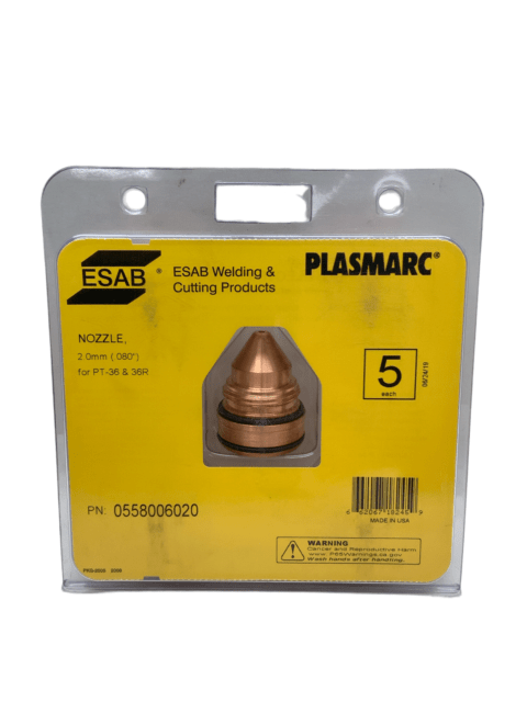 Esab PT - 36 Nozzle 2.0mm  0558006020 - Weldingaids Atlantic