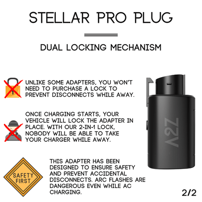 NACS Charger To J1772 Vehicle | AC | The Stellar Pro Plug - Weldingaids Atlantic