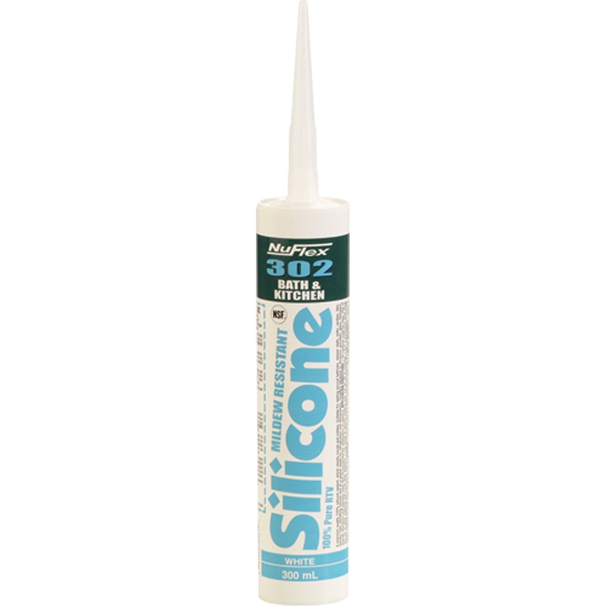 NuFlex 302 Silicone Sealant, Clear 300 ml - Weldingaids Atlantic