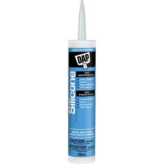 Silicone Sealant Tube, Clear - 290 ml - Weldingaids Atlantic