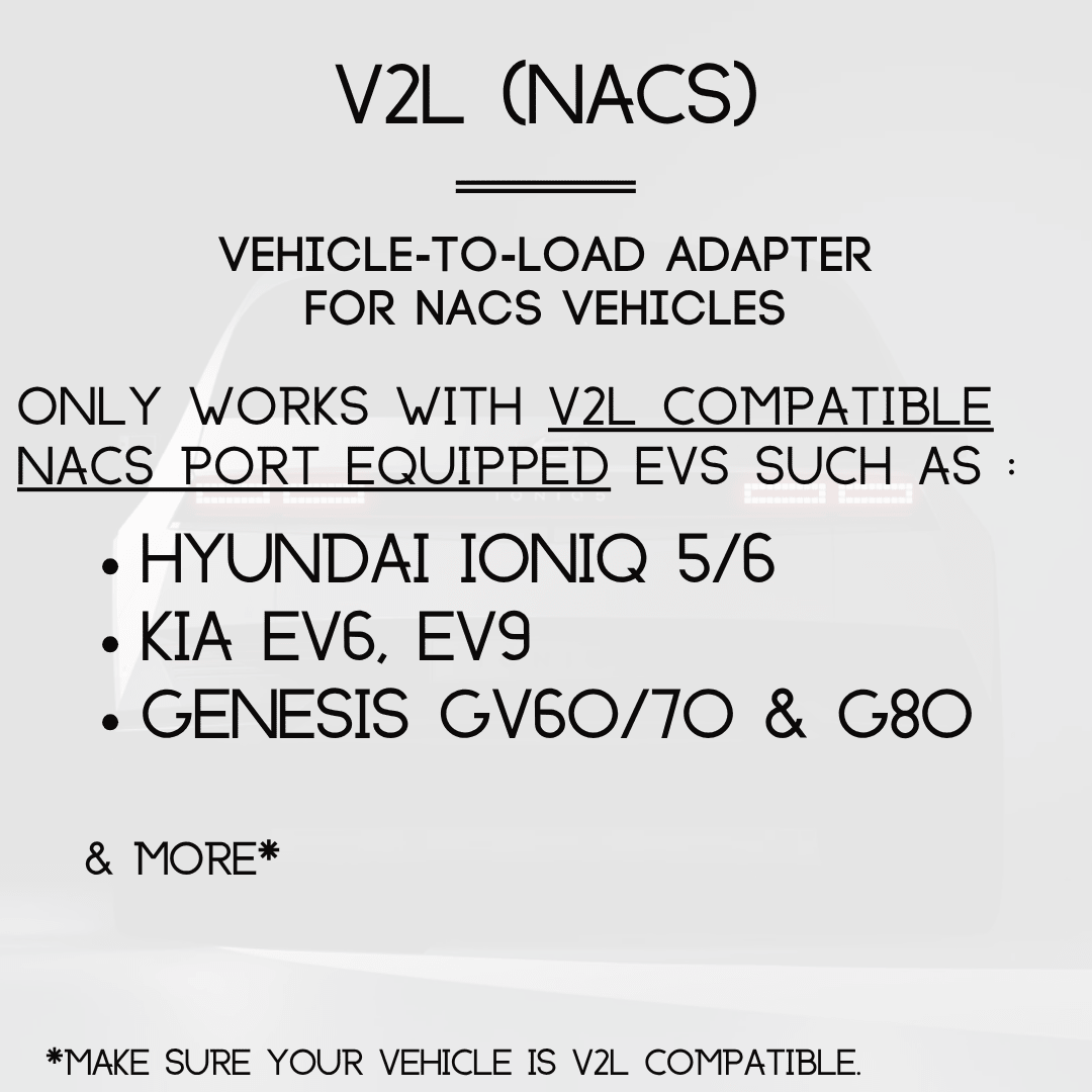 V2L (NACS) | Vehicle - To - Load - Weldingaids Atlantic
