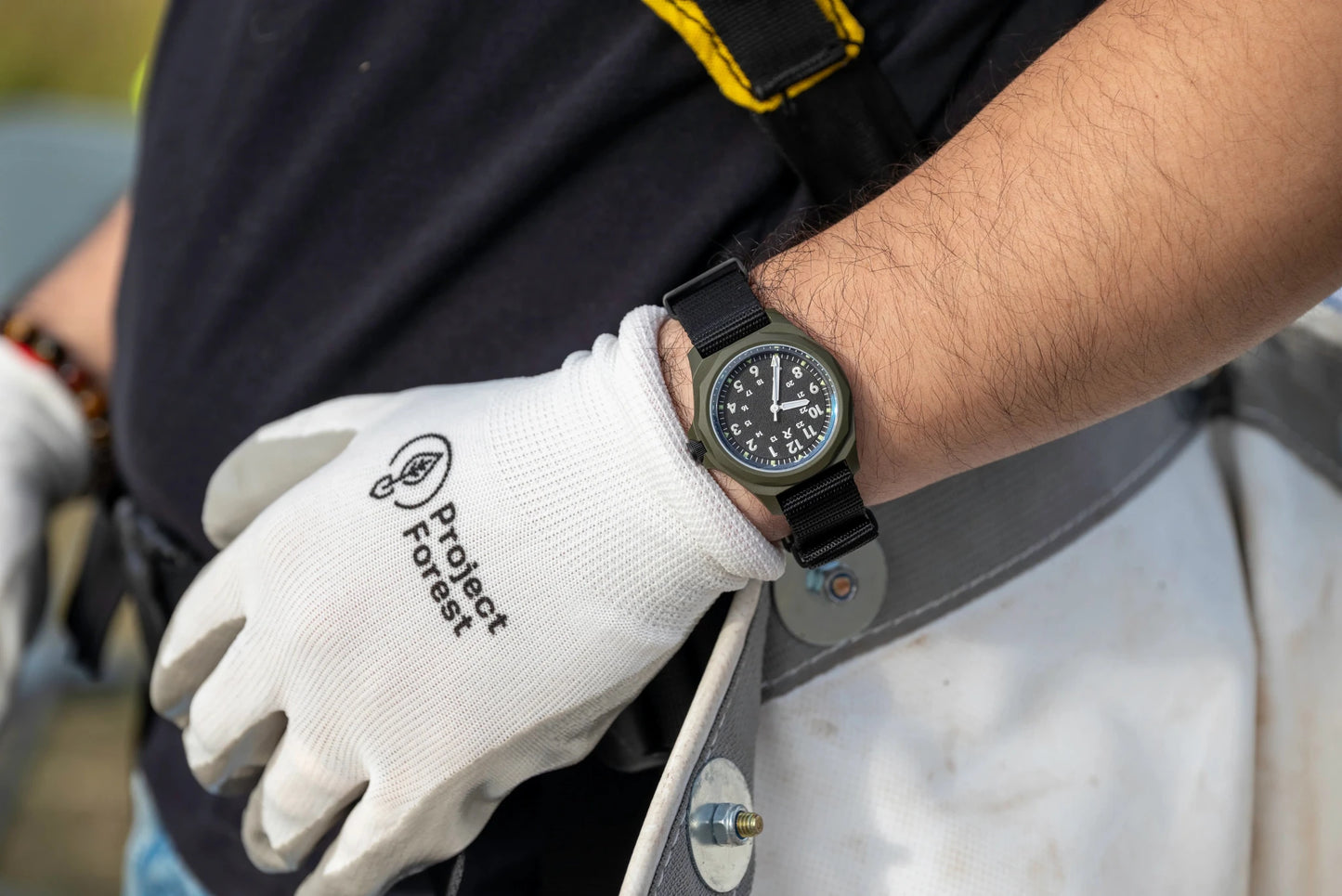 White Nitrile Palm Gloves - Weldingaids Atlantic