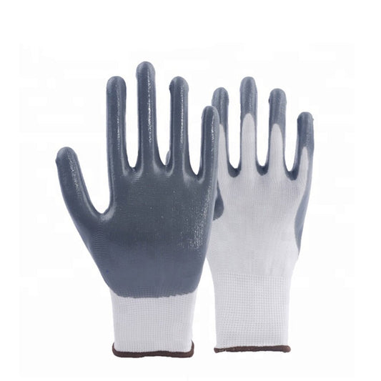 White Nitrile Palm Gloves - Weldingaids Atlantic