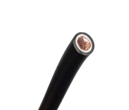 WELDINGAIDS Electrical Cable, Black, AWG #1, 10 Feet, for Welding, Battery, Jump Starters, RV's, Solar Power, Marine, Car Audio etc.