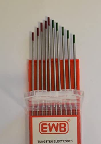 Mixed Pack of Tungsten Electrodes for TIG Welding - Weldingaids Atlantic