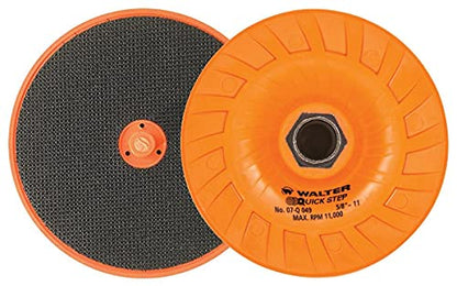 Walter Surface Technologies 07Q049 Quick - Step Backing Pad - Grinding Wheel Pads - Weldingaids Atlantic